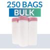 imageReli Drawstring Trash Garbage Bags Tall Kitchen 250 Count Bulk White 13 Gallon  16 Gallon Capacity