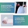 imageReli Drawstring Trash Garbage Bags Tall Kitchen 250 Count Bulk White 13 Gallon  16 Gallon Capacity