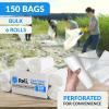 imageReli Easy Grab Trash Bags 5560 Gallon 150 Count Clear  Star Seal Super High Density Rolls  Heavy Duty Can Liners Garbage Bags Bulk Bags  50 55 60 Gallon Capacity
