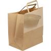 imageReli Kraft Paper Bags wHandles 100 Pcs Bulk Large 10quotx675quotx12quot Brown Paper To GoTake OutRestaurantBags with Handles Shopping Bags Retail Gifts  25 larger than 10quotx5quotx13quot1 Count Pack of 100