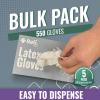 imageReli Latex Gloves Large 550 Bulk Pack  Disposable  PowderFree  White Gloves NonSterile  All Purpose for Cleaning Automotive Cooking Industrial Laboratory  Single Use Large