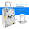 imageReli Paper Bags  110 Pcs Bulk  8quotx45quotx1025quot  Paper Thank You Bags  White Handles  Printed Small Thank You Giftbag for Guests  Gifts Wedding Merchandise Business110 Count Pack of 1