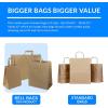 imageReli Paper Bags wHandles Kraft  Assorted Large Sizes  75 Pcs 25 Each Size  Bulk  8x425x1010x5x1316x6x12  Brown Paper Bag Combo Pack  Retail BagsShopping Gifts