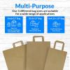 imageReli Paper Bags wHandles Kraft  Assorted Large Sizes  75 Pcs 25 Each Size  Bulk  8x425x1010x5x1316x6x12  Brown Paper Bag Combo Pack  Retail BagsShopping Gifts