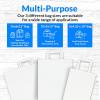 imageReli Paper Bags wHandles White  Assorted Large Sizes  75 Pcs 25 Each Size  Bulk  8x425x1010x5x1316x6x12  White Paper Bag Combo Pack  Retail BagsShopping Gifts