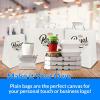 imageReli Paper Bags wHandles White  Assorted Large Sizes  75 Pcs 25 Each Size  Bulk  8x425x1010x5x1316x6x12  White Paper Bag Combo Pack  Retail BagsShopping Gifts