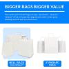 imageReli Paper Bags wHandles White  Assorted Large Sizes  75 Pcs 25 Each Size  Bulk  8x425x1010x5x1316x6x12  White Paper Bag Combo Pack  Retail BagsShopping Gifts