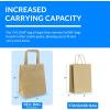 imageReli Paper Bags with Handles Kraft  90 Pcs Total 30 Pcs Each Size  Bulk  Paper Bag Combo Pack  7x315x88x45x102510x5x13  Retail Shopping Gifts ampamp Business