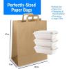 imageReli Paper Grocery Bags with Handles  55 Pcs Bulk  12quotx7quotx17quot  Kraft Brown Paper Bags Large  Use for Grocery TakeOut Restaurant Retail Shopping