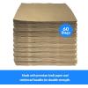 imageReli Paper Shopping Bags  60 Pcs  Large 16quotx6quotx12quot  Brown Paper Bags with Handles  Heavy Duty 68 lbs Basis  Kraft With Wide Base  Take OutTo Go Retail Shopping Restaurant