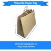 imageReli Paper Shopping Bags  60 Pcs  Large 16quotx6quotx12quot  Brown Paper Bags with Handles  Heavy Duty 68 lbs Basis  Kraft With Wide Base  Take OutTo Go Retail Shopping Restaurant