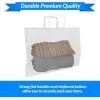 imageReli Paper Shopping Bags White  60 Pcs  Large 16x6x12quot  Kraft White Paper Bags with Handles  Heavy Duty Large  Shopping Take OutTo Go Retail Restaurant