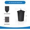 imageReli Premium 50 Gallon Trash Bags  150 Count  Made in USA  Heavy Duty  Bulk  SuperValue  Black MultiUse Garbage Bags