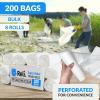 imageReli Premium 50 Gallon Trash Bags  200 Count  Made in USA  Heavy Duty  Bulk  SuperValue  Clear MultiUse Garbage Bags