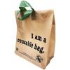 imageReli Shopping Bags Reusable 250 Count Bulk 225 mil Thick  Recyclable Kraft Shopping Bags for Restaurant Take Out Retail Grocery  12quot L x 675quot W x 14quot H Brown