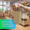 imageReli Small Gift Bags with Handles 55 Pack35x24x625quot  Brown Paper Gift Bags with Handles Kraft Paper  MultiPurpose for Shopping Retail Gifts Takeout DIY Party Favors