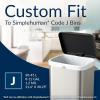 imageReli SuperFit Code J 120 Count  Compatible with Simplehuman Code J  Dispenser Pack Custom Fit Liners  Drawstring Trash Bags  3045 Liter  812 Gallon  White