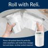 imageReli SuperFit Code J 225 Count  Compatible with Simplehuman Code J  Custom Fit Liners  Drawstring Trash Bags  3045 Liter  812 Gallon  White  Roll Pack