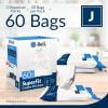 imageReli SuperFit Code J 60 Count  Compatible with Simplehuman Code J  Dispenser Pack Custom Fit Liners  Drawstring Trash Bags  3045 Liter  812 Gallon  White