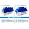 imageReli SuperValue 13 Gallon Recycling Bags  500 count Bulk  Tall Kitchen  Blue Trash Bags