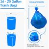 imageReli SuperValue 1625 Gallon Recycling Bags  120 Count  Blue Trash Bags