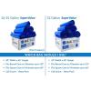 imageReli SuperValue 1625 Gallon Recycling Bags  120 Count  Blue Trash Bags