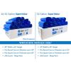 imageReli SuperValue 1625 Gallon Recycling Bags  240 Count Bulk  Blue Trash Bags  Commercial Can Liners