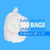 imageReli SuperValue 1625 Gallon Trash Bags 500 Count Bulk Clear Garbage bags