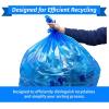 imageReli SuperValue 33 Gallon Recycling Bags 240 Count Bulk Made in the USA  Blue Trash Bags 3033 Gallon  Blue Recycling Garbage  33Gal with 30Gal 33Gal 35Gal Capacity1 Count Pack of 240
