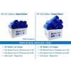 imageReli SuperValue 4045 Gallon Recycling Bags  200 Count  Blue Trash Bags  Made in the USA