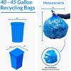imageReli SuperValue 4045 Gallon Recycling Bags  200 Count  Blue Trash Bags  Made in the USA