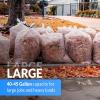 imageReli SuperValue 4045 Gallon Trash Bags Heavy Duty  125 Trash Bags  Super Sizeable for Serious Garbage Cleanup Clear