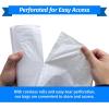 imageReli SuperValue 65 Gallon Trash Bags  120 Count  Made in USA  Heavy Duty  Bulk  Clear MultiUse Garbage Bags
