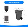 imageReli SuperValue 65 Gallon Trash Bags  60 Count  Made in USA  Heavy Duty  Black MultiUse Garbage Bags