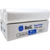 imageReli SuperValue 65 Gallon Trash Bags  60 Count  Made in USA  Heavy Duty  Clear MultiUse Garbage Bags