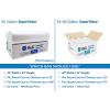 imageReli SuperValue 65 Gallon Trash Bags  60 Count  Made in USA  Heavy Duty  Clear MultiUse Garbage Bags