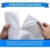 imageReli SuperValue 65 Gallon Trash Bags  60 Count  Made in USA  Heavy Duty  Clear MultiUse Garbage Bags