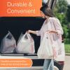 imageReli TShirt Bags 300 Count Plastic Bags  Bulk Grocery ampamp Shopping  White TShirt Sacks in Bulk 115quot x 65quot x 21quot