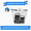 imageReli Tamper Evident To Go Bags 100 PcsLarge 21quotL x9quotW x1625quotH Clear Plastic Bags wHandles Reusable To Go BagCarry Out for Take Out Delivery Restaurant  Adhesive Seal Tamper Proof