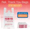 imageReli Thank You TShirt Bags 350 Ct ampamp Thank You TShirt Bags 1050ct