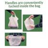 imageReli To Go BagsTake Out Bags 250 Count Small 16quot L x 8quot W  1075quot H Reusable Plastic Bags with Handles  Die Cut Handle  Plastic  Use for Shopping Business Carry Out Restaurant