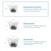 imageReli To Go BagsTake Out Bags 250 Count Small 16quot L x 8quot W  1075quot H Reusable Plastic Bags with Handles  Die Cut Handle  Plastic  Use for Shopping Business Carry Out Restaurant