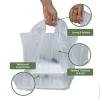 imageReli To GoTake Out Bags 250 Count BulkLarge 23quotL x 12quot W x 125quotH Reusable Plastic Bags with Handles  Die Cut Handle  Plastic  Use for Shopping Business Carry Out Restaurant