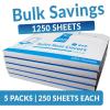 imageReli Toilet Seat Covers 1250 Pcs 5 Packs of 250  Disposable Toilet Seat Cover  Flushable  14x16quot HalfFold  Paper Liners for Restroom Bathroom Travel Camping Kids Potty Training