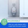 imageReli Toilet Seat Covers 2000 Pcs 8 Packs of 250  Disposable Toilet Seat Cover  Flushable  14x16quot HalfFold  Paper Liners for Restroom Bathroom Travel Camping Kids Potty Training