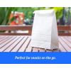 imageReli White Paper Bags  500 Count  Paper Lunch Bags Ideal for Small Lunches and Crafts  Perfect for Sandwiches and Snacks4 LB  White  500 Pack