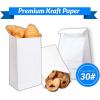 imageReli White Paper Bags  500 Count  Paper Lunch Bags Ideal for Small Lunches and Crafts  Perfect for Sandwiches and Snacks4 LB  White  500 Pack