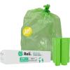 imageReli Biodegradable 4045 Gallon Trash Bags  100 Count  ASTM D6954  Green  EcoFriendly  Oxobiodegradable Under Certain Conditions See Product Description