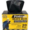 imageReli Contractor Garbage Bags 42 Gallon  20 Trash Bags  Heavy Duty  Black Contractor