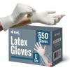 imageReli Latex Gloves Large 550 Bulk Pack  Disposable  PowderFree  White Gloves NonSterile  All Purpose for Cleaning Automotive Cooking Industrial Laboratory  Single Use Large